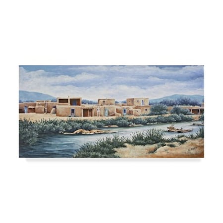 Carol J Rupp 'Pueblo' Canvas Art,10x19
